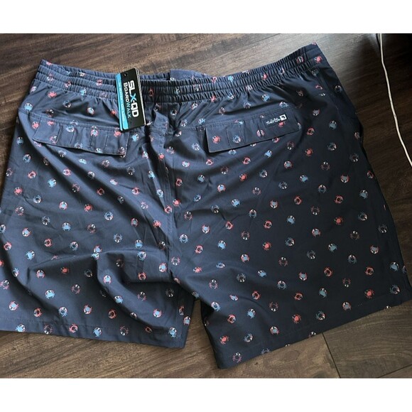 Salt Life Men's Get Crabby Drawstring Performance Quick Dry Walk Shorts Navy 40 - Picture 7 of 8